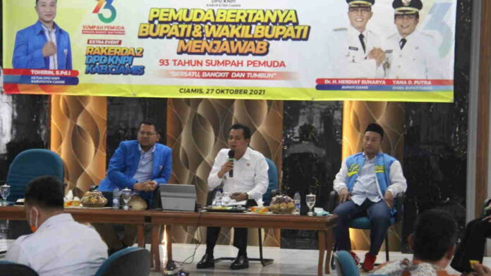 Peringati Sumpah Pemuda, KNPI Ciamis Gali Spirit Anak Muda