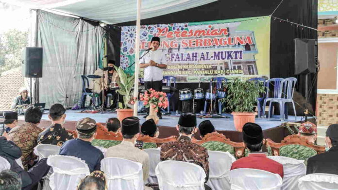 Resmikan Gedung Serbaguna, Wabup Ciamis Ajak Warga Sukseskan Vaksinasi