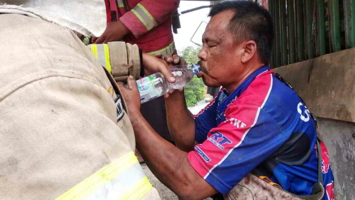 Warga Ciamis Tersengat Kabel PLN Saat Pasang Tiang Antena TV