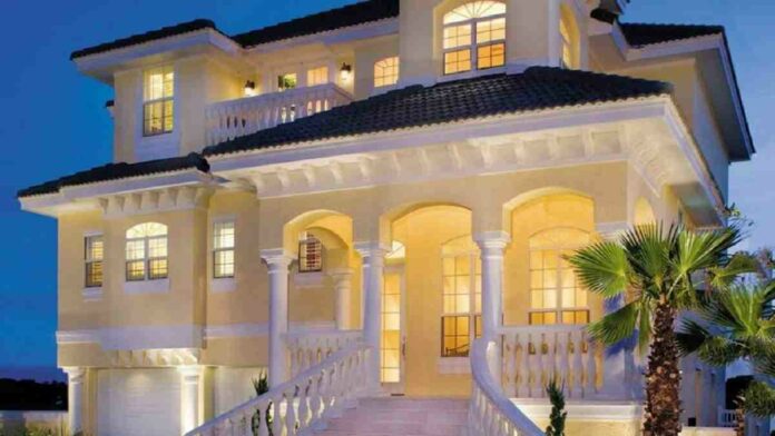 Warna Dinding pada Rumah Gaya Mediterania Terkesan Alami