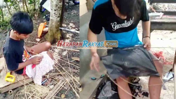 3 Pelajar di Pangandaran Raup Uang dari Jualan Layangan