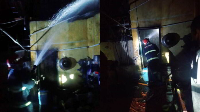 Akibat Korsleting Listrik 1 Rumah Warga Banjarsari Ciamis Terbakar