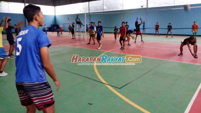 Jelang Kejurda Voli U-17 Tim Botabek Kawali Ciamis Matangkan Latihan