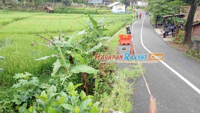 Kondisi Jembatan dan Jalan di Cipaku Ciamis Memprihatinkan