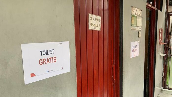 Bayar toilet SPBU gratis