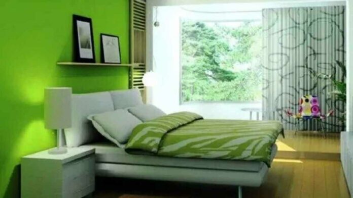 Dekorasi Kamar Warna Hijau