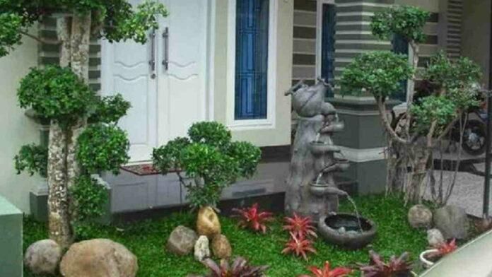 Desain Taman Rumah Cluster Bisa Memilih Minimalis Sederhana