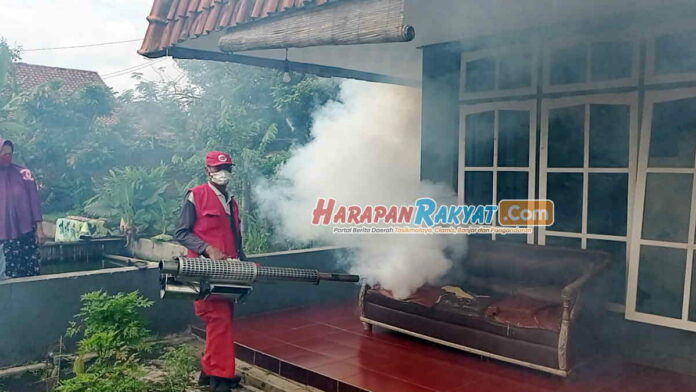 Kasus DBD Tinggi, Puskesmas Ciamis Lakukan Fogging Serentak