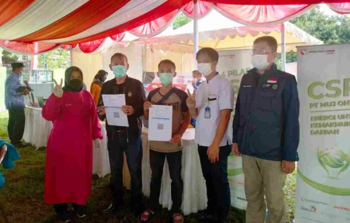MUJ ONWJ Salurkan Bantuan Percepatan Vaksinasi Covid-19 di Subang