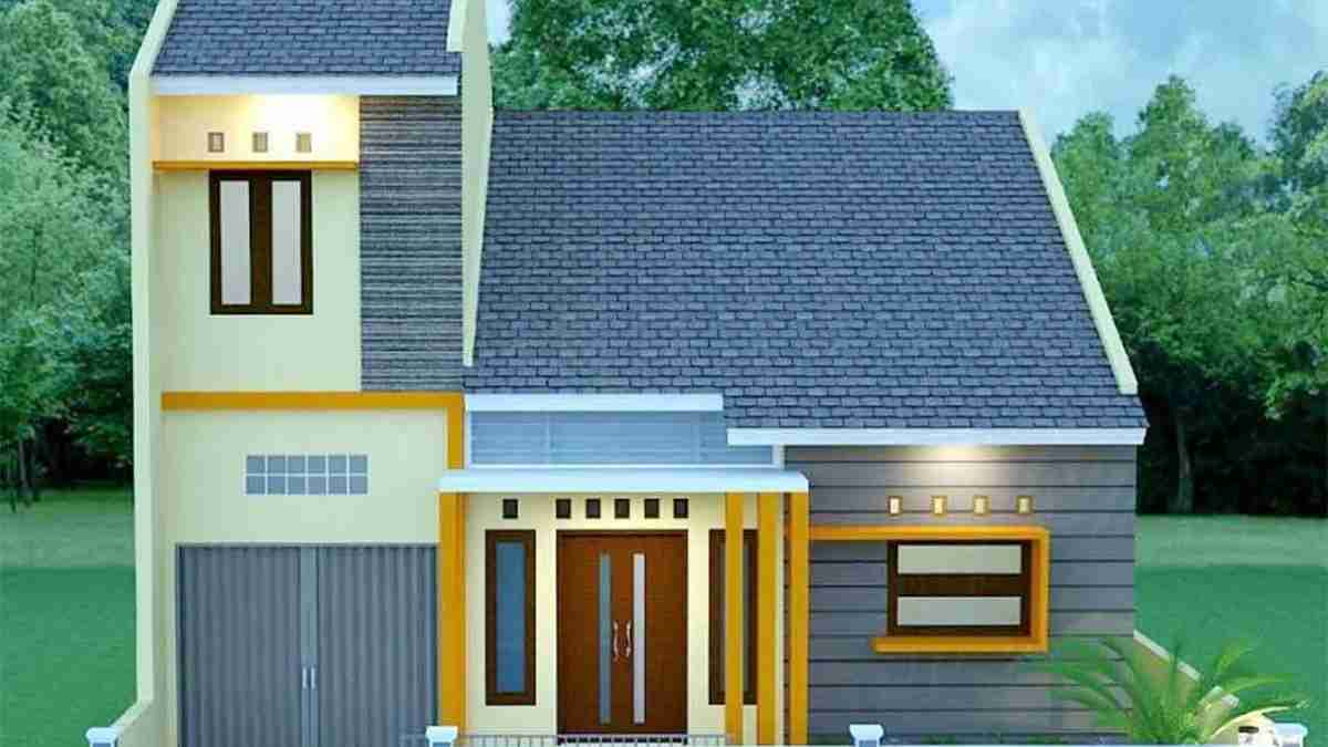 Model Rumah Tingkat Samping