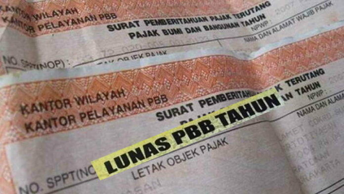 PBB Masih Nunggak