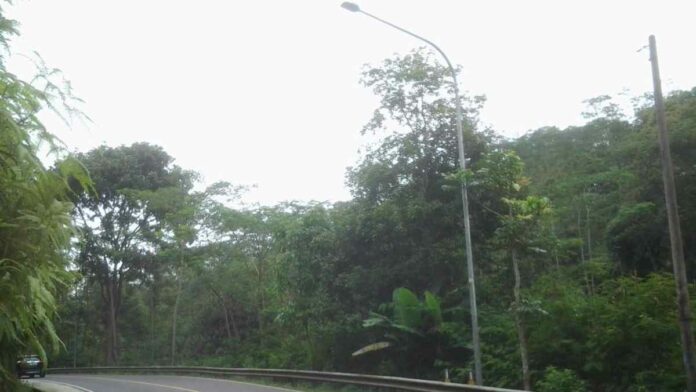 PJU di Kawali Ciamis Padam