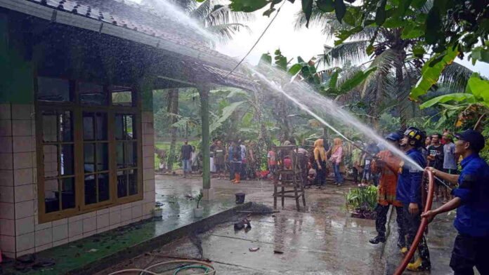 Rumah Permanen di Kota Banjar Ludes Terbakar