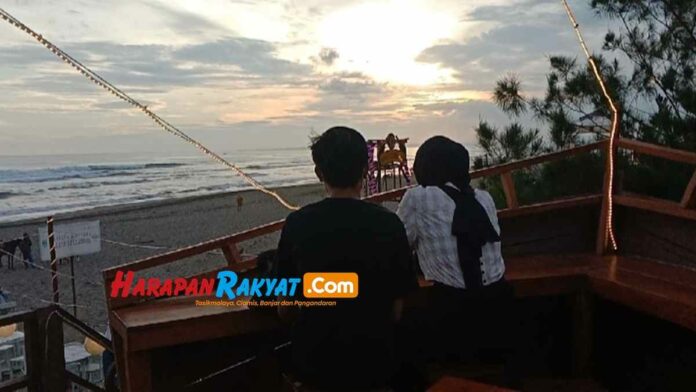 Sunset di Kampung Turis Pangandaran