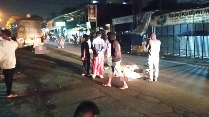 2 Pemotor di Tasikmalaya Tewas Terlindas Truk, Kondisi Kepala Pecah