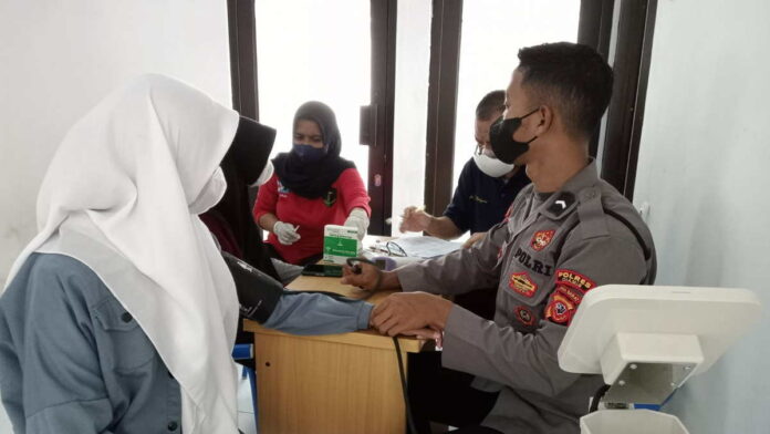 Bikin SKCK di Polres Ciamis Harus Divaksin Dulu