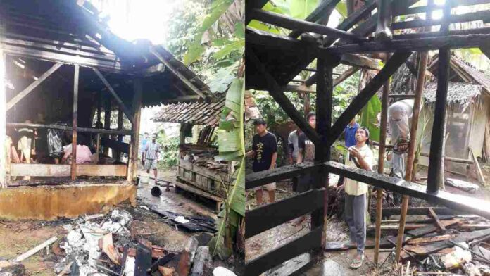 Diduga Akibat Gas Bocor, Dapur Milik Warga Pangandaran Ludes Terbakar
