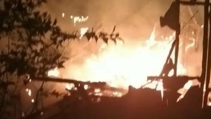 Ditinggal ke Pengajian, Rumah Warga Cigugur Pangandaran Ludes Terbakar