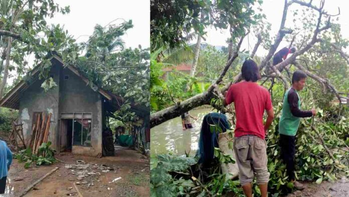 Hujan Angin di Pamarican Ciamis