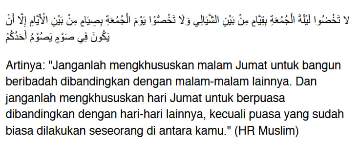Hukum Qadha Puasa di Hari Jumat dan Hikmahnya 