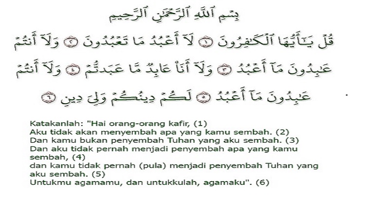 Kandungan Surat Al Kafirun, Keutamaan, dan Penerapannya 