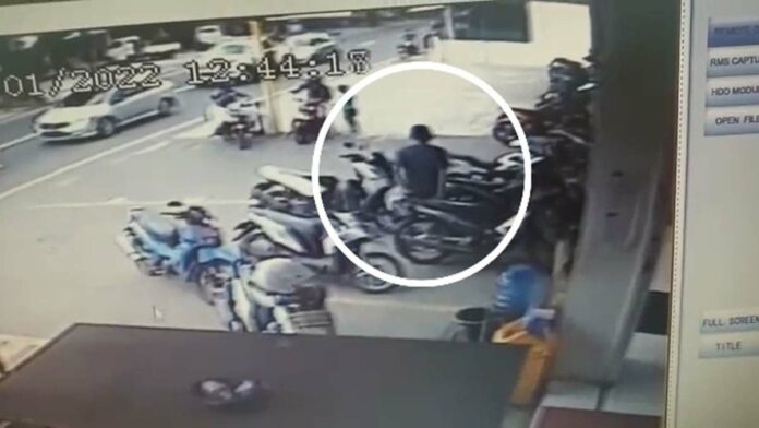 Pencuri Helm di Kota Banjar
