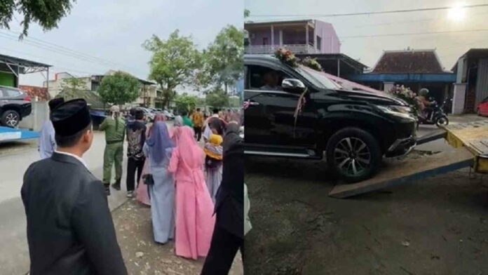 Pengantin Pria Bawa Seserahan Sapi Hingga Mobil Pajero Viral di Medsos