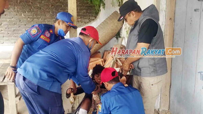 Petugas Amankan ODGJ Ngamuk Bawa Sajam di Sindanghayu Ciamis