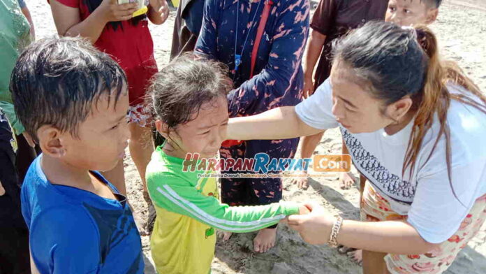 Puluhan Anak Kecil Tersesat di Obwis Pantai Pangandaran