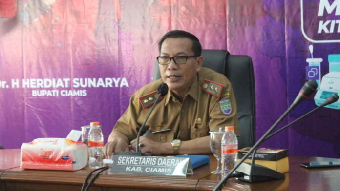 Sekda Ciamis Minta Mahasiswa KKN Unsil Sosialisasikan Prokes