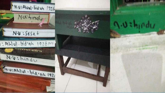 Al-Qur'an Dicoret Tulisan Provokasi