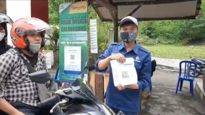 Pengunjung Wisata Galunggung Tasikmalaya Wajib Sudah Divaksin