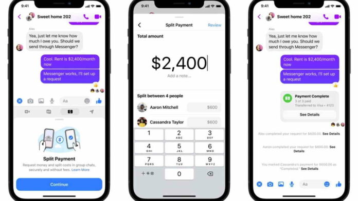 Split Bill Facebook Messenger