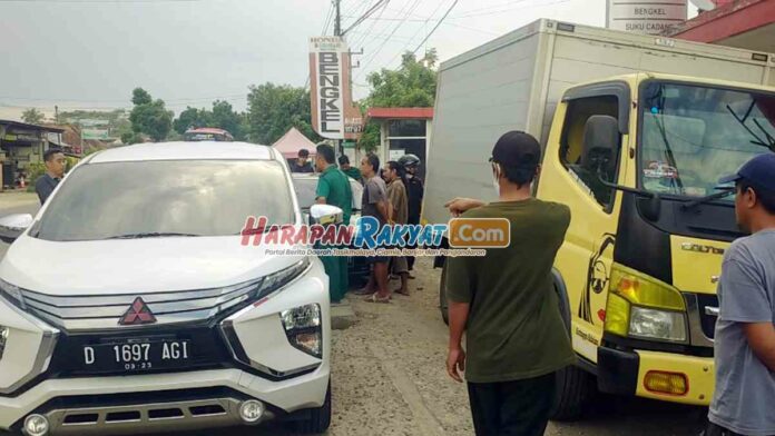 Tiga Mobil Terlibat Tabrakan Beruntun di Banjarsari Ciamis