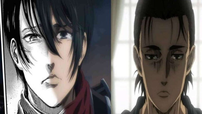 Benarkah Mikasa Membunuh Eren di Ending Attack On Titan