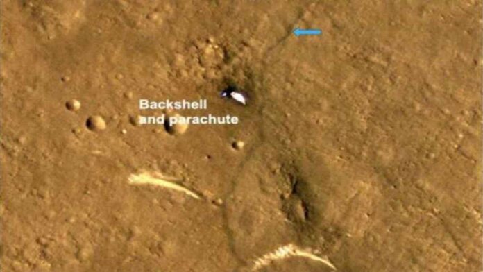 Jejak Rover Mars Zhurong China Berhasil Kamera MRO NASA Tangkap