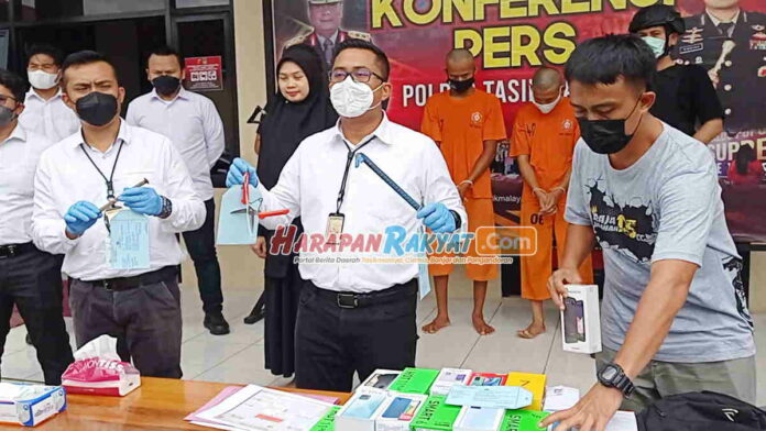 Polres Tasikmalaya Berhasil Ungkap Pelaku Pembobol Toko HP