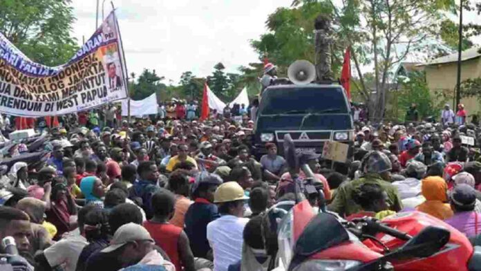 Ribuan Rakyat Papua Demo Karena Tolak Pemekaran Daerah Otonomi