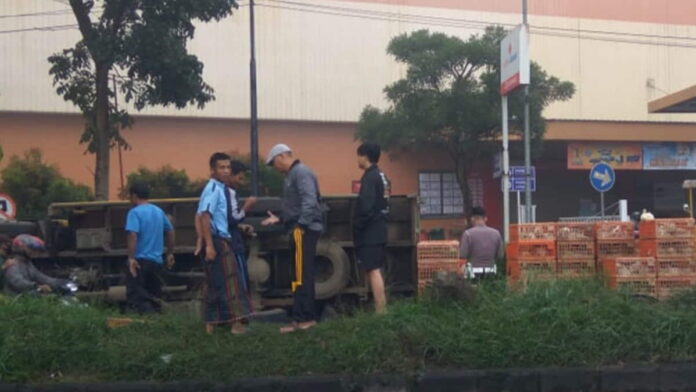 Truk Bermutan Ayam Terguling