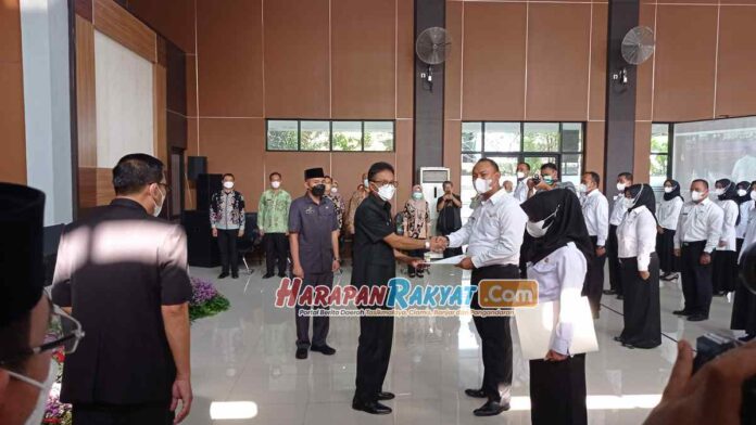 bupati ciamis Serahkan SK PPPK Guru