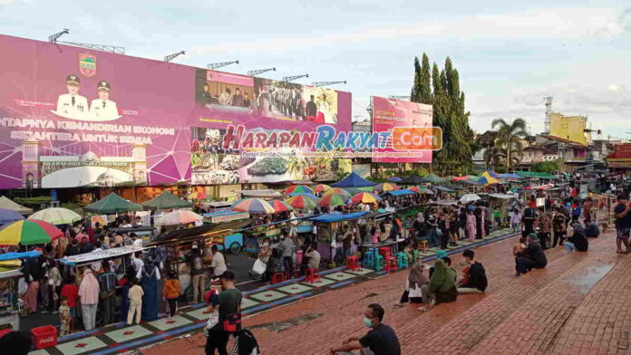 Alun-alun Ciamis Masih Jadi Tempat Favorit Ngabuburit di Bulan Ramadan