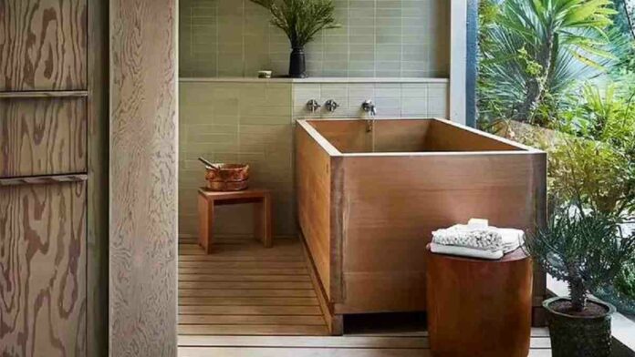 Desain Kamar Mandi Ala Jepang Ciptakan Kesan Tradisional yang Hangat