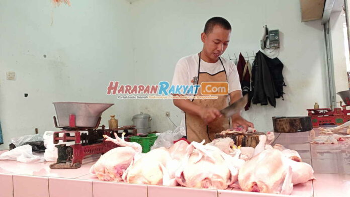 Harga Daging Ayam dan Sapi di Pasar Ciamis Naik