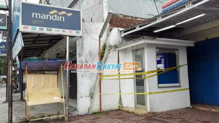 Maling Bobol Mesin ATM Depan Minimarket di Kota Tasikmalaya