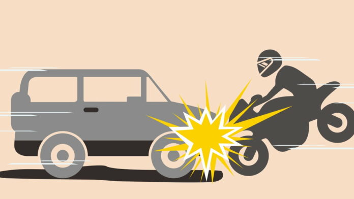 Tabrakan Motor vs Truk di Ciamis