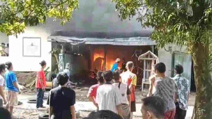 Kebakaran bengkel Tasikmalaya