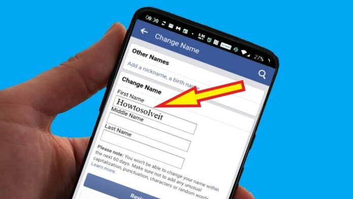 Cara Ganti Nama Profil Facebook