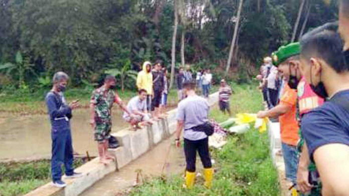Geger Penemuan Mayat Wanita di Saluran Irigasi Tasikmalaya
