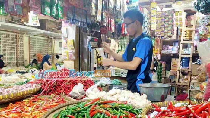 Harga Bahan Pangan di Pasar Banjar Usai Lebaran Berangsur Turun