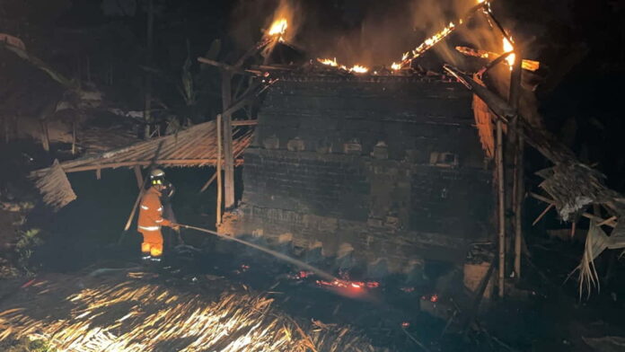 Kebakaran Tobong Bata di Kota Banjar